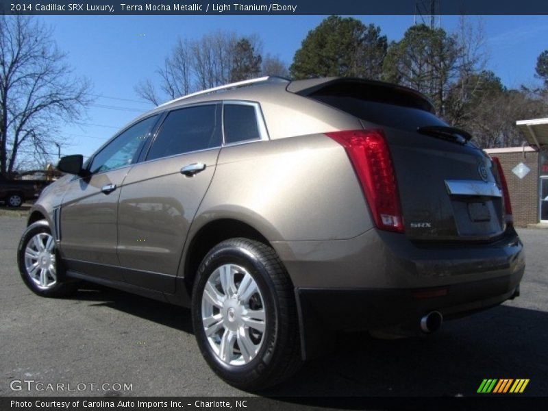 Terra Mocha Metallic / Light Titanium/Ebony 2014 Cadillac SRX Luxury