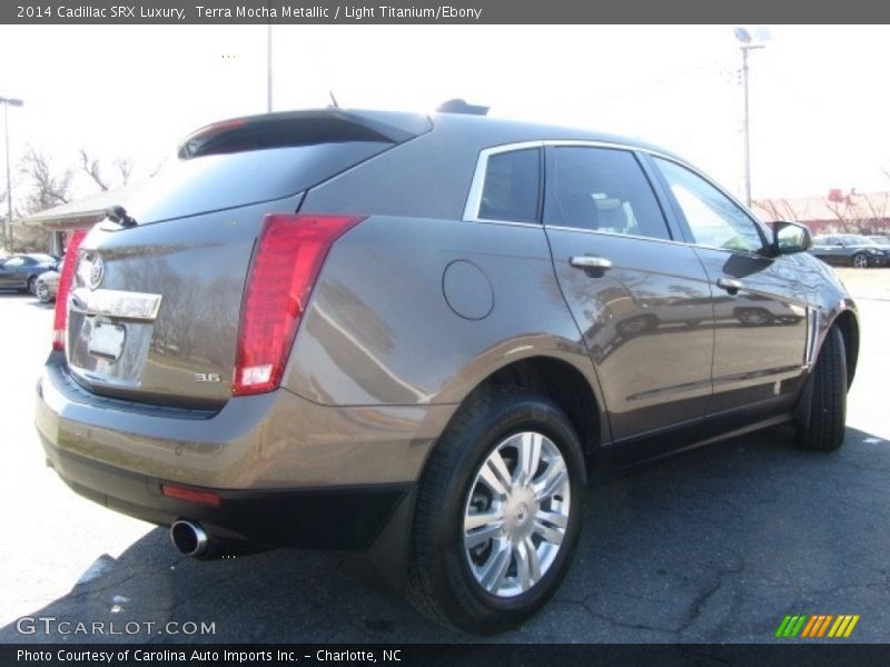 Terra Mocha Metallic / Light Titanium/Ebony 2014 Cadillac SRX Luxury