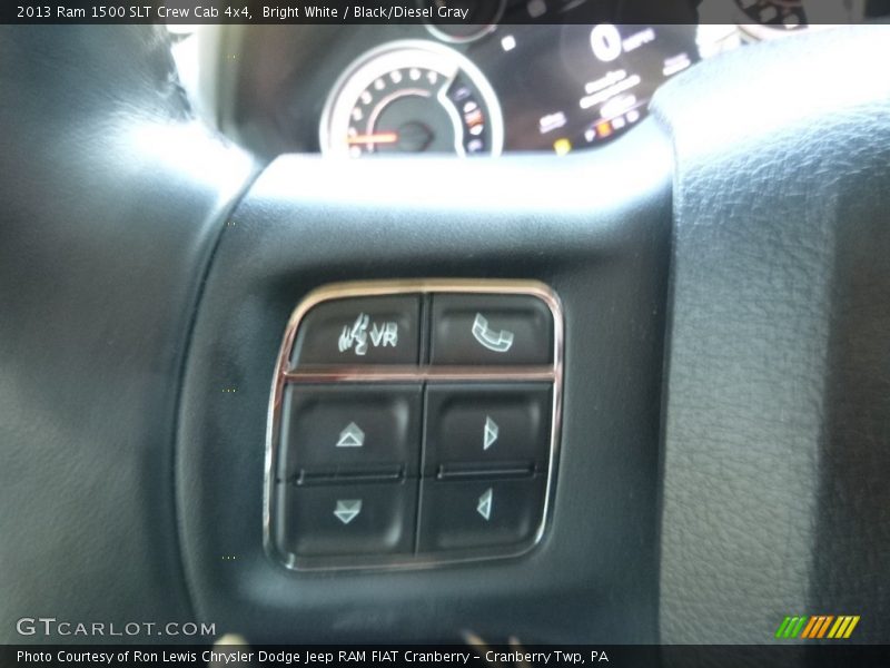 Bright White / Black/Diesel Gray 2013 Ram 1500 SLT Crew Cab 4x4