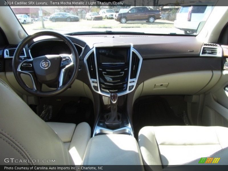 Terra Mocha Metallic / Light Titanium/Ebony 2014 Cadillac SRX Luxury