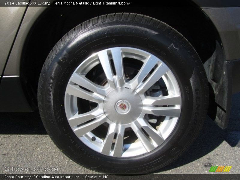 Terra Mocha Metallic / Light Titanium/Ebony 2014 Cadillac SRX Luxury