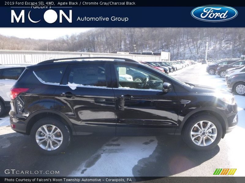 Agate Black / Chromite Gray/Charcoal Black 2019 Ford Escape SEL 4WD