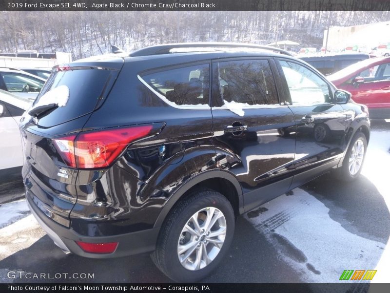 Agate Black / Chromite Gray/Charcoal Black 2019 Ford Escape SEL 4WD