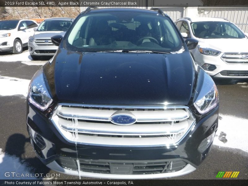 Agate Black / Chromite Gray/Charcoal Black 2019 Ford Escape SEL 4WD