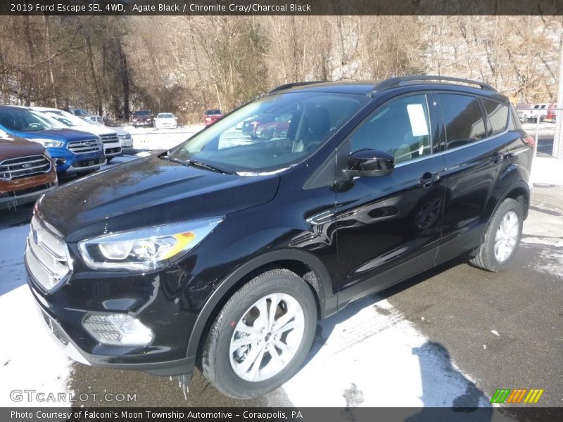 Agate Black / Chromite Gray/Charcoal Black 2019 Ford Escape SEL 4WD