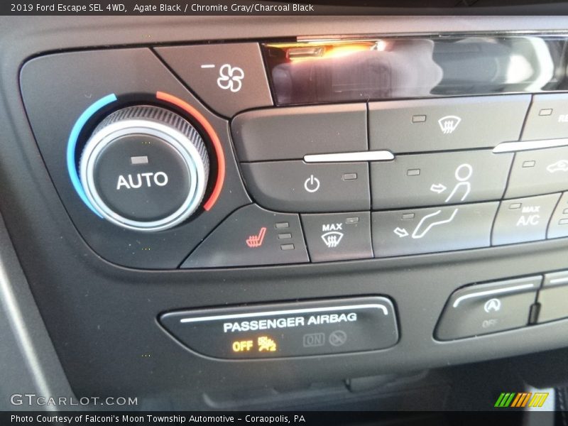 Agate Black / Chromite Gray/Charcoal Black 2019 Ford Escape SEL 4WD