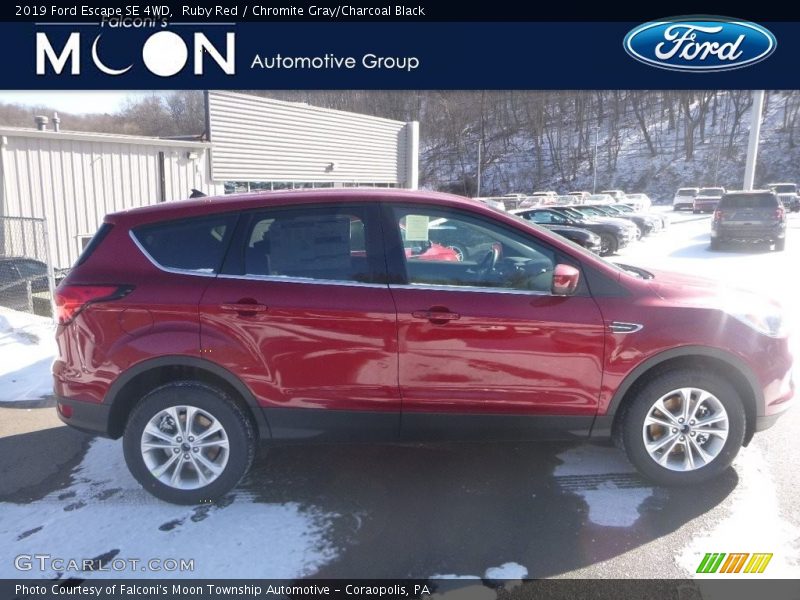 Ruby Red / Chromite Gray/Charcoal Black 2019 Ford Escape SE 4WD