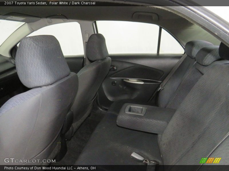 Polar White / Dark Charcoal 2007 Toyota Yaris Sedan