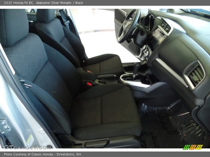 Alabaster Silver Metallic / Black 2015 Honda Fit EX