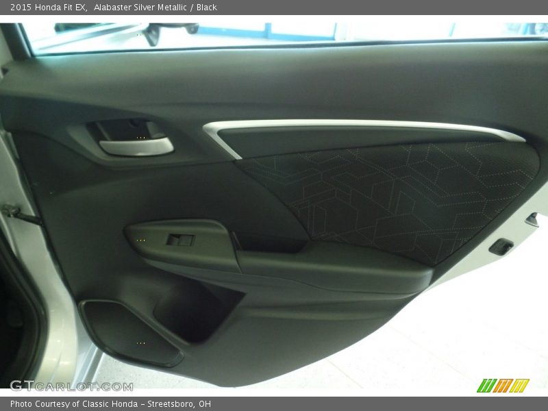 Alabaster Silver Metallic / Black 2015 Honda Fit EX