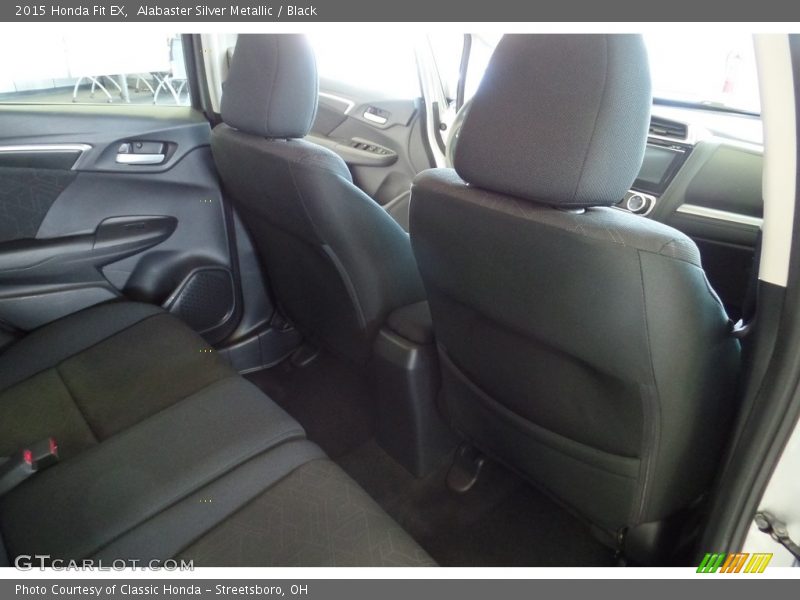 Alabaster Silver Metallic / Black 2015 Honda Fit EX