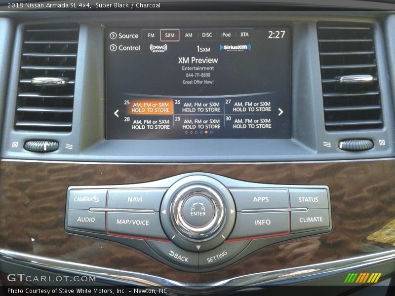 Super Black / Charcoal 2018 Nissan Armada SL 4x4