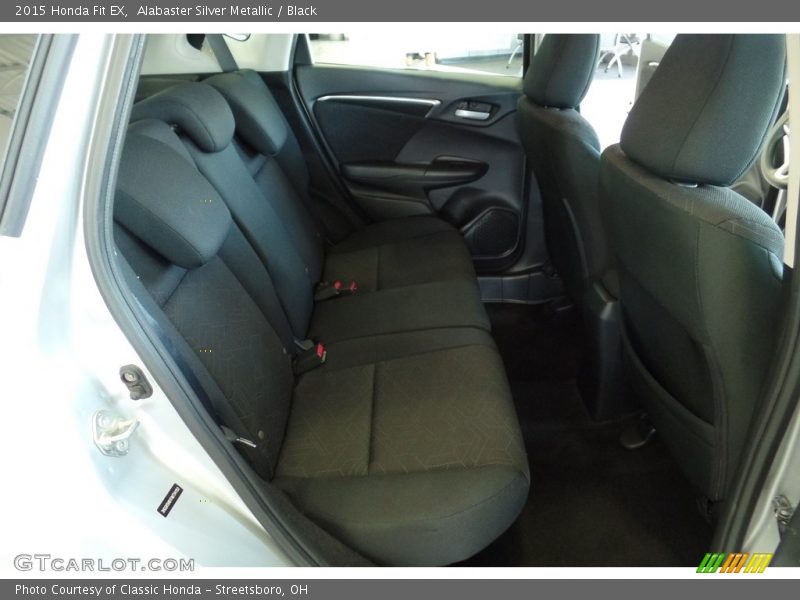 Alabaster Silver Metallic / Black 2015 Honda Fit EX