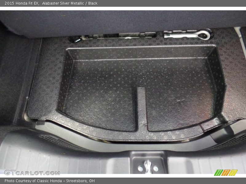 Alabaster Silver Metallic / Black 2015 Honda Fit EX