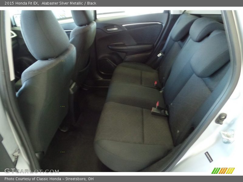 Alabaster Silver Metallic / Black 2015 Honda Fit EX