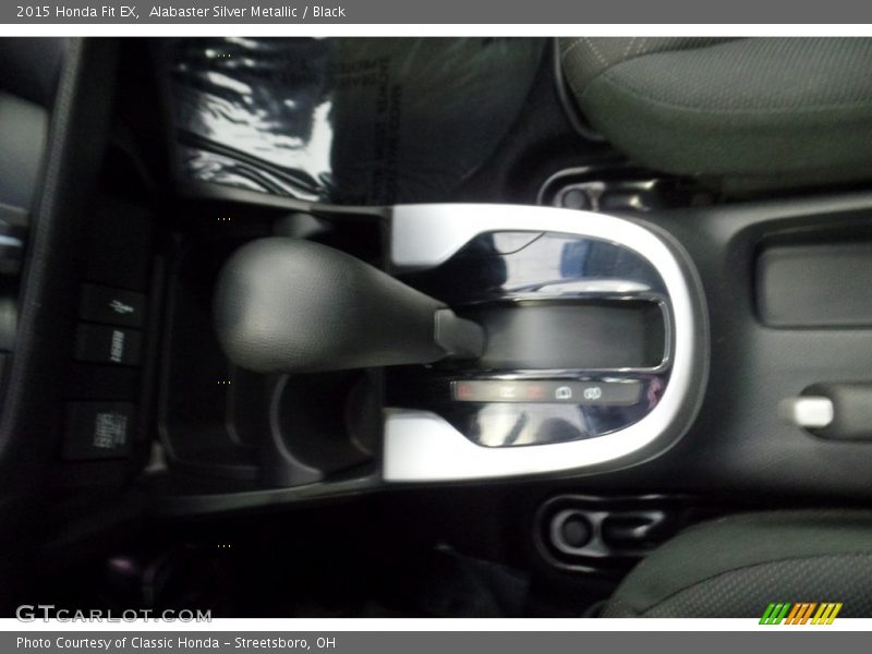 Alabaster Silver Metallic / Black 2015 Honda Fit EX