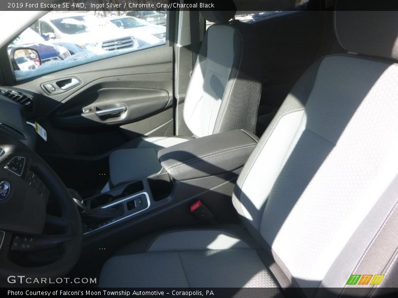 Ingot Silver / Chromite Gray/Charcoal Black 2019 Ford Escape SE 4WD