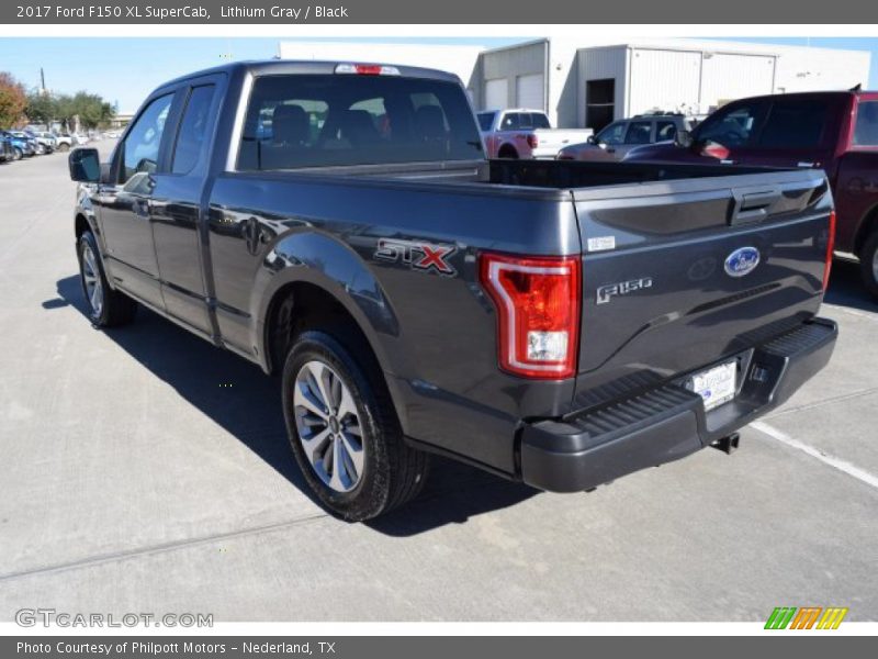 Lithium Gray / Black 2017 Ford F150 XL SuperCab