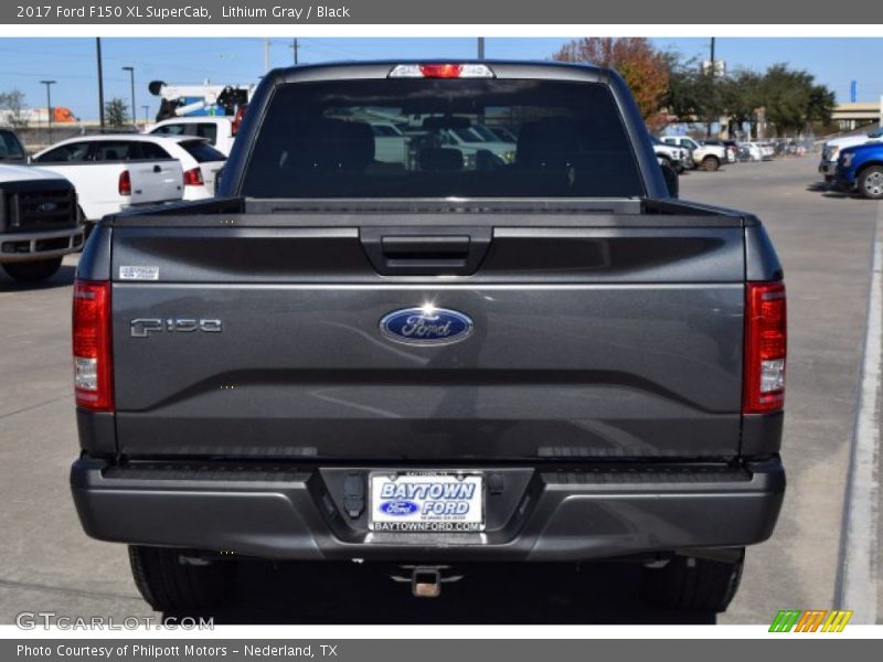 Lithium Gray / Black 2017 Ford F150 XL SuperCab