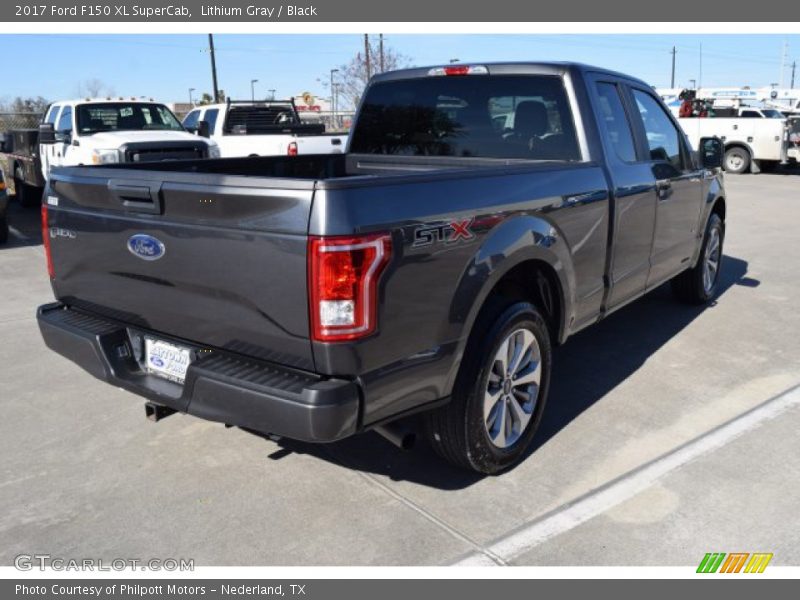Lithium Gray / Black 2017 Ford F150 XL SuperCab