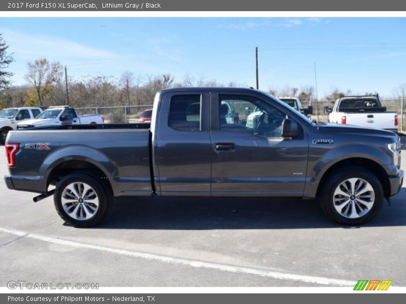 Lithium Gray / Black 2017 Ford F150 XL SuperCab