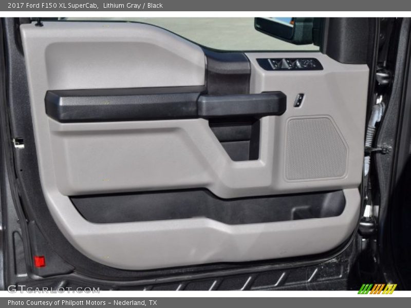 Lithium Gray / Black 2017 Ford F150 XL SuperCab