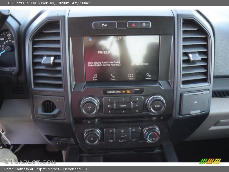 Lithium Gray / Black 2017 Ford F150 XL SuperCab