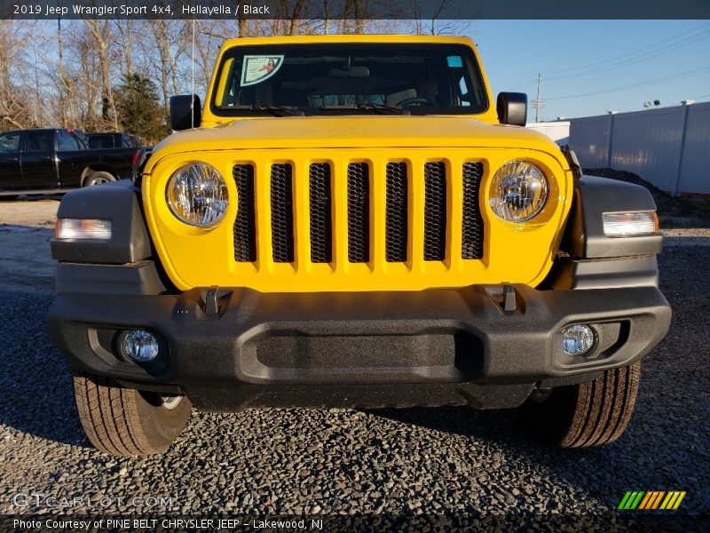 Hellayella / Black 2019 Jeep Wrangler Sport 4x4