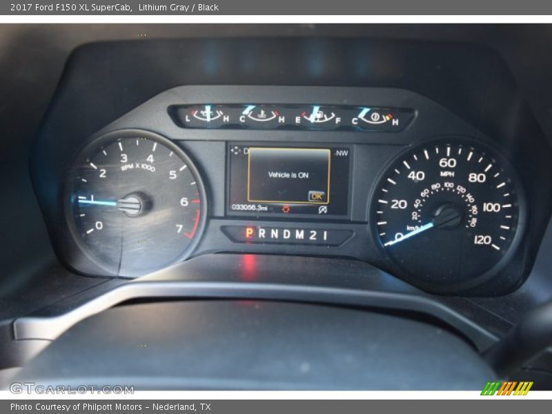 Lithium Gray / Black 2017 Ford F150 XL SuperCab