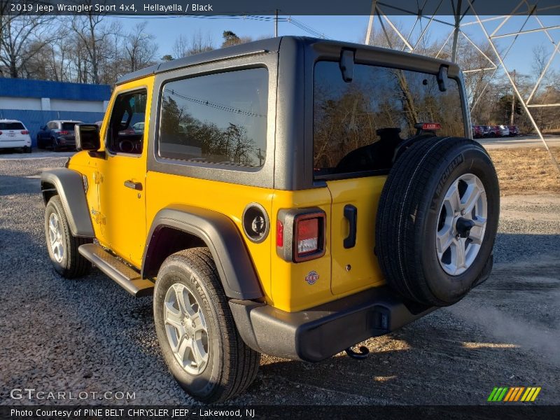 Hellayella / Black 2019 Jeep Wrangler Sport 4x4