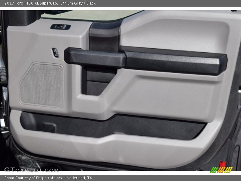 Lithium Gray / Black 2017 Ford F150 XL SuperCab
