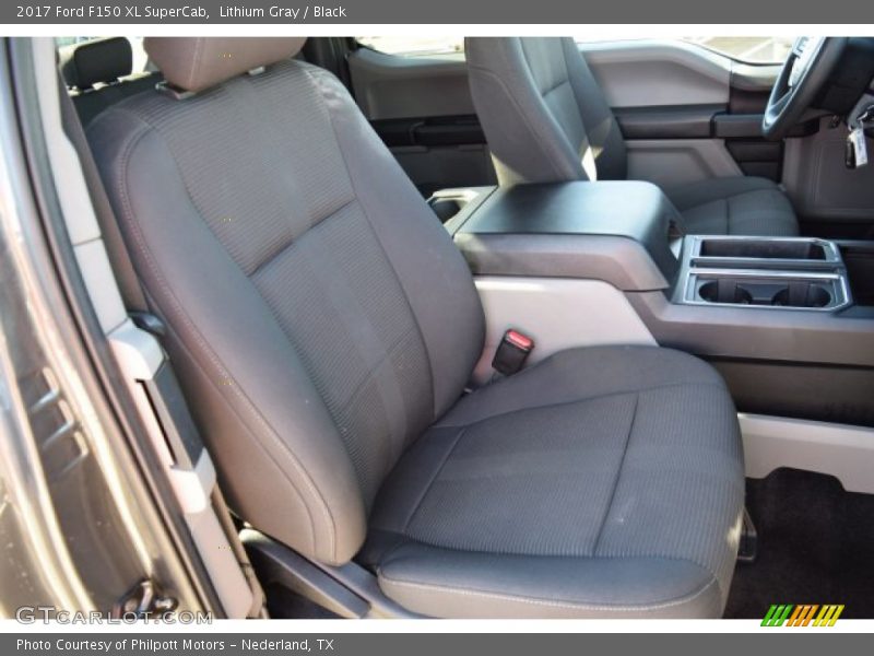 Lithium Gray / Black 2017 Ford F150 XL SuperCab