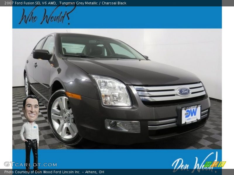 Tungsten Grey Metallic / Charcoal Black 2007 Ford Fusion SEL V6 AWD