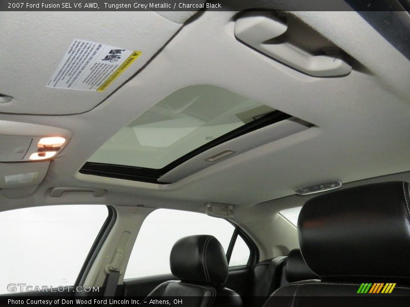 Tungsten Grey Metallic / Charcoal Black 2007 Ford Fusion SEL V6 AWD