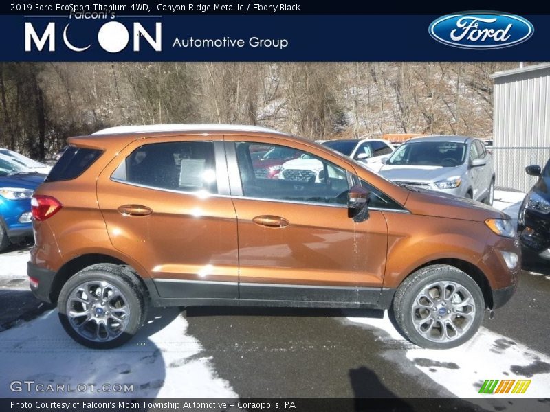 Canyon Ridge Metallic / Ebony Black 2019 Ford EcoSport Titanium 4WD