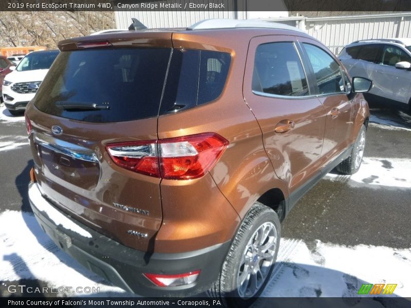 Canyon Ridge Metallic / Ebony Black 2019 Ford EcoSport Titanium 4WD