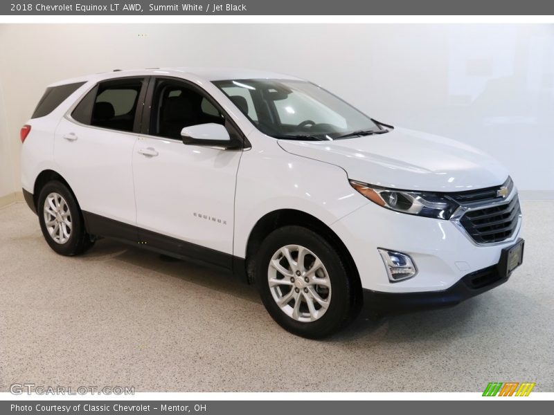 Summit White / Jet Black 2018 Chevrolet Equinox LT AWD