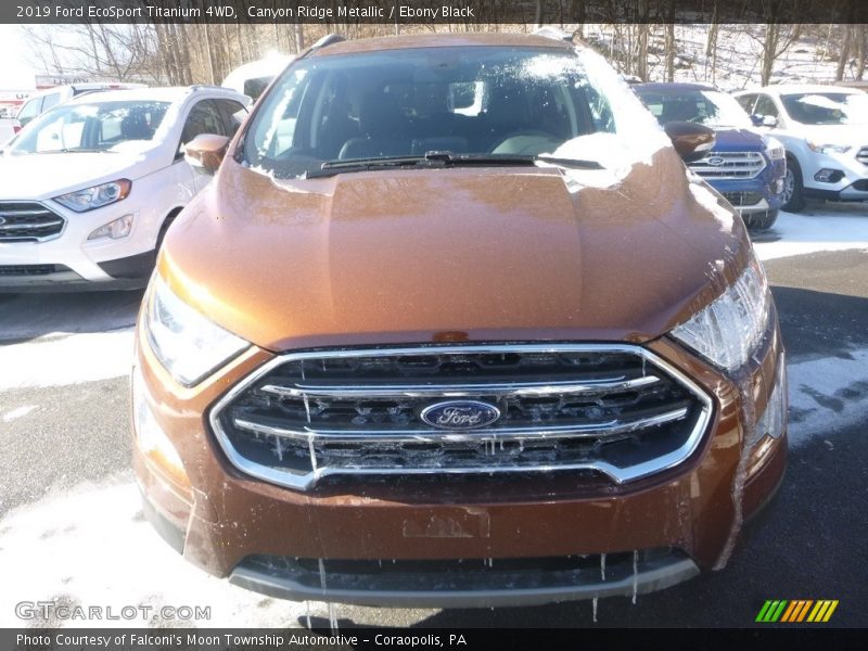 Canyon Ridge Metallic / Ebony Black 2019 Ford EcoSport Titanium 4WD