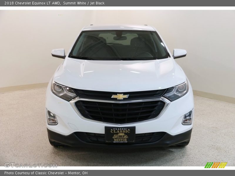 Summit White / Jet Black 2018 Chevrolet Equinox LT AWD