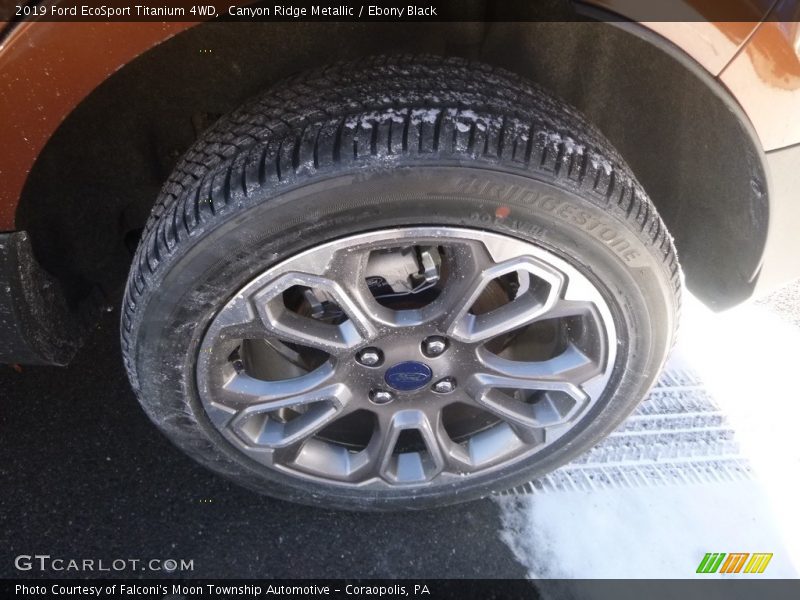 Canyon Ridge Metallic / Ebony Black 2019 Ford EcoSport Titanium 4WD