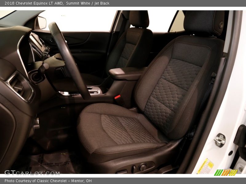 Summit White / Jet Black 2018 Chevrolet Equinox LT AWD