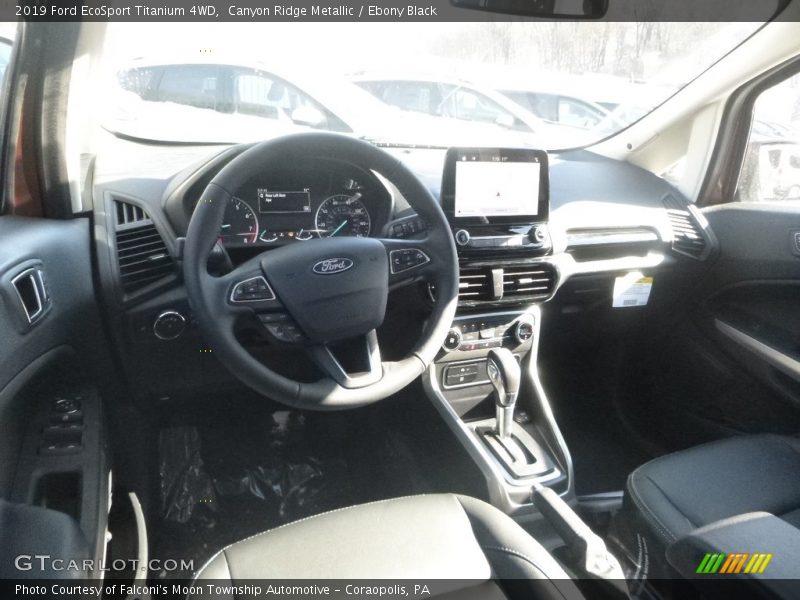 Canyon Ridge Metallic / Ebony Black 2019 Ford EcoSport Titanium 4WD
