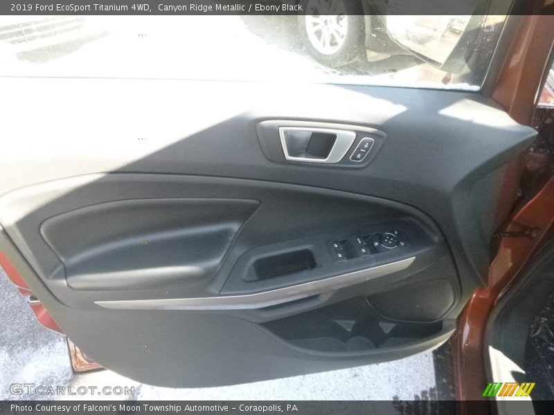 Canyon Ridge Metallic / Ebony Black 2019 Ford EcoSport Titanium 4WD
