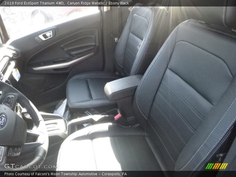 Canyon Ridge Metallic / Ebony Black 2019 Ford EcoSport Titanium 4WD