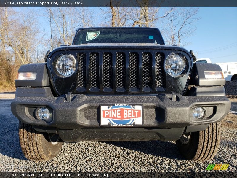 Black / Black 2019 Jeep Wrangler Sport 4x4