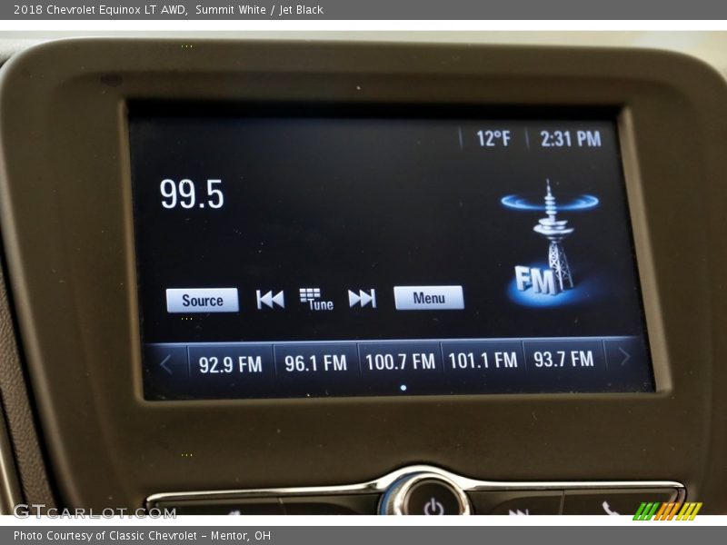 Summit White / Jet Black 2018 Chevrolet Equinox LT AWD