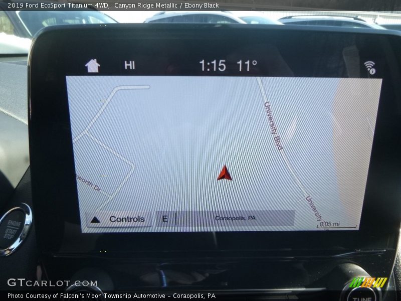 Canyon Ridge Metallic / Ebony Black 2019 Ford EcoSport Titanium 4WD
