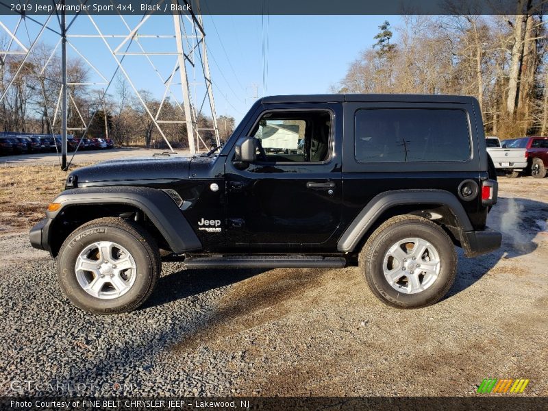 Black / Black 2019 Jeep Wrangler Sport 4x4