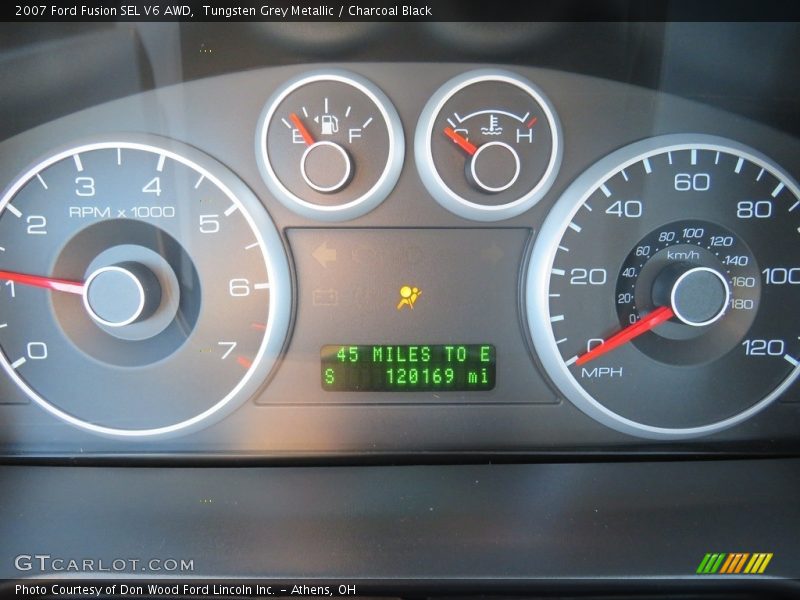 Tungsten Grey Metallic / Charcoal Black 2007 Ford Fusion SEL V6 AWD
