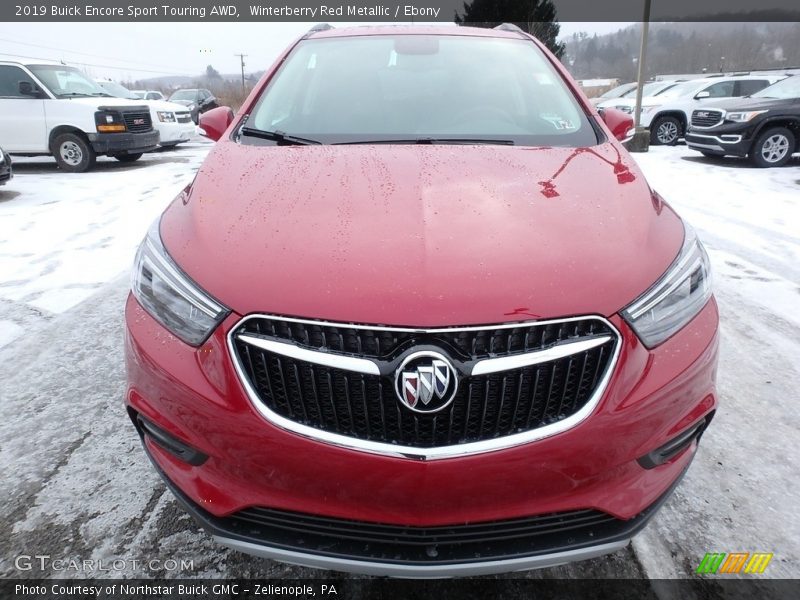 Winterberry Red Metallic / Ebony 2019 Buick Encore Sport Touring AWD
